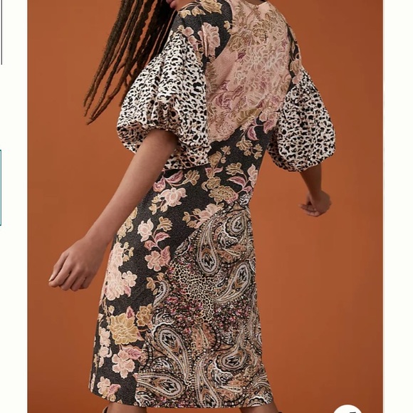 Anthropologie x Kachel Evangeline Midi Dress Size 4 - Picture 3 of 14